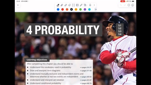 Alevel 数学 Edexcel S1 Chapter 4 Sample Space and Venn Graph