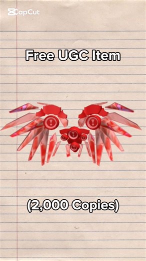 [FREE UGC LIMITED] How to get a FREE Candycane wings