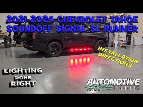 2021-2025 Chevrolet Tahoe SoundOFF Signal SL Runner Installation Video