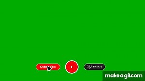 Animated Youtube Subscribe and Super Thanks Button  | Free Download on Make a GIF