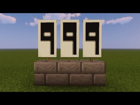 How To Make The Number 9 Banner In Minecraft | (Easy Tutorial)