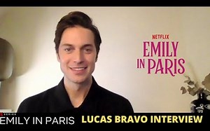 Lucas Bravo Emily in Paris Interview