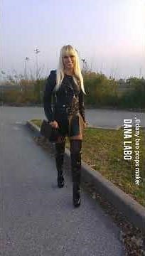 DANA LABO boots my passion - mini skirt and over knees high heels