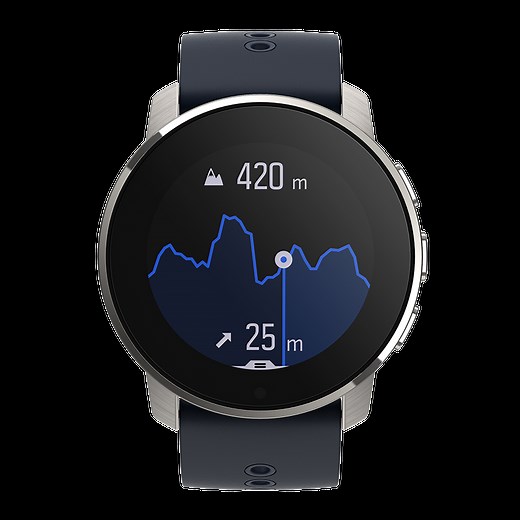 Suunto 9 Peak Granite Blue Titanium - Ultra thin, small, tough GPS sports watch