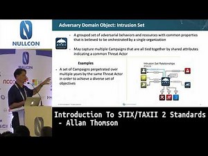 Introduction To STIX/TAXII 2 Standards | Allan Thomson | nullcon Goa 2019