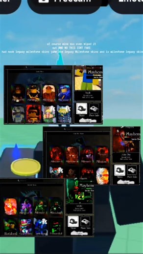 Legacy Milestones skins Not showing up bug