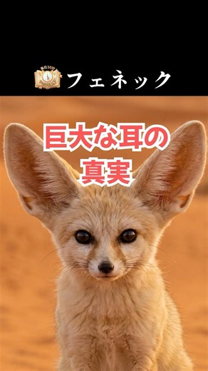 Fennec Fox: The Smallest High-Tech Canid Surviving the Desert [Daily 30-Second Animal Encyclopedia]