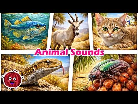 Oasis Splash Adventure! 🌴🐪 | Desert Animals & Cool Water Song for Kids!