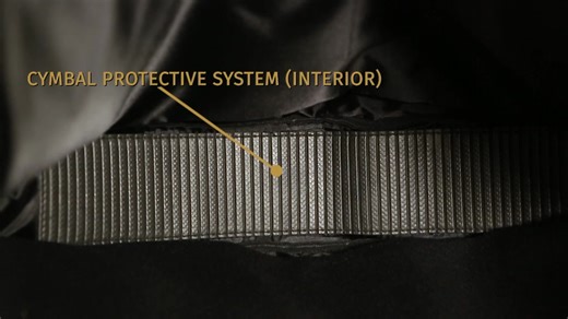 The Zildjian 24" Premium Backpack Cymbal Bag delivers superior cymbal protection with four graduated cymbal dividers and a rubber cymbal protection system built into the inside and outer bottom of the bag. https://zildjian.com/collections/gifts-gift-guide-gifts-under-200/products/24-premium-backpack-cymbal-bag | Zildjian Company