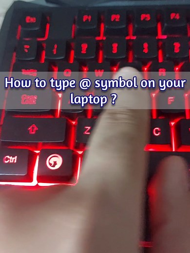 How to Type the At Symbol on Your Laptop Keyboard
