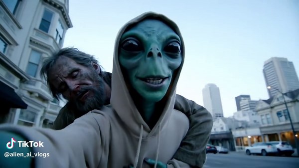 alien_ai_vlogs on TikTok