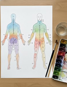 Dermatome Map Coloring Page | Anatomy Study Guide (printable) | Digital Products | Medical Student Gift - Etsy UK
