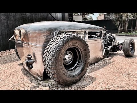 AMAZING Bare Metal Rat Rod Build - MSG Rat Rods 🔥