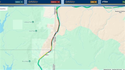 I-80 lane closures near Nevada-California state line for emergency debris cleanup