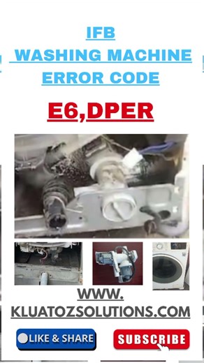 E6 error ifb washing machine repair