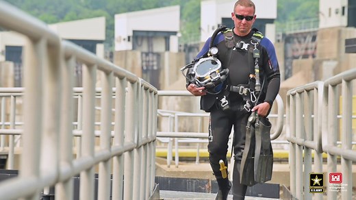 Deep Down: The Brotherhood Diver Team 🤿 The U.S. Army Corps of Engineers Pittsburgh District Dive Team is made up of 15 members who band together and volunteer to do the job as collateral duty in addition to their assigned, full-time role with the district. "The feeling that you get the first time you take that first breath underwater -- it's amazing." #SoldierStory | #ArmyProfessions 🎥 by Michel Sauret | U.S. Army