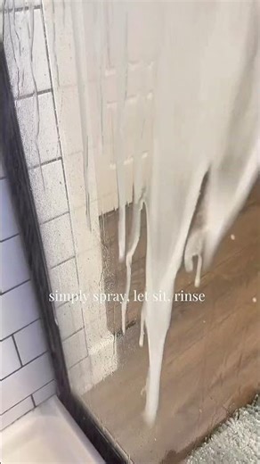 Clean shower without scrubbing