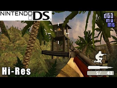 Call of Duty: World at War - Nintendo DS Gameplay High Resolution (DeSmuME)