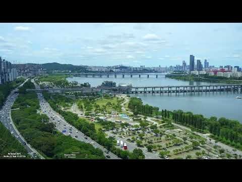 Peaceful Moments in Han River’s Vibe | Seoul Banpo Bridge 4K | Han River · Lofi · Olympic-daero | Co