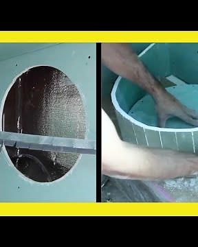 🔥 How to Make a Circular Niche in a Drywall Wall