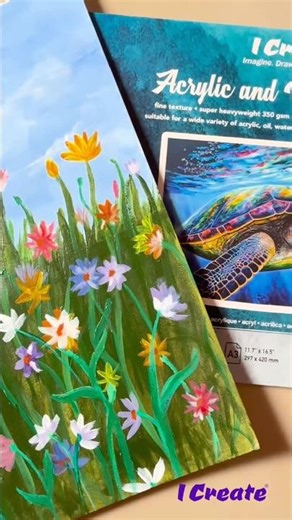 Turning blues and greens into something magical 🌼