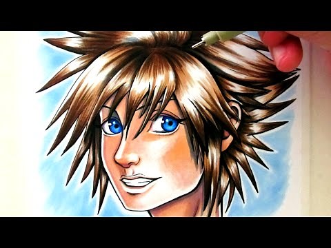 Let's Draw Sora from Kingdom Hearts - FAN ART FRIDAY
