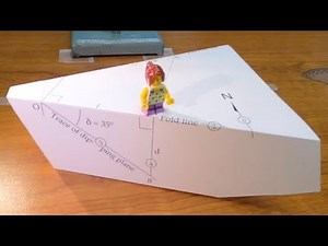 Structural Geology: Orthographic: Apparent Dip: Example 1.1