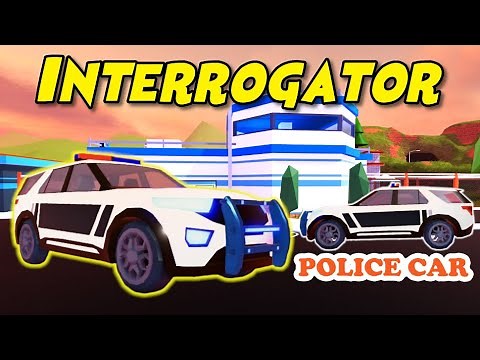 Jailbreak New Police Car - INTERROGATOR (Roblox Jailbreak)