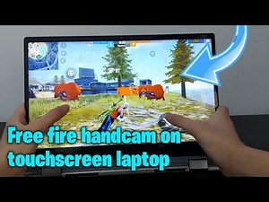 FREE FIRE handcam on touchscreen laptop | Dell 14 5000 2-in-1 Free Fire gameplay | E4 wolf
