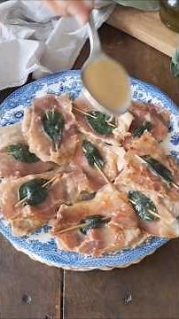 SALTIMBOCCA ROMAN STYLE #saltimbocca #romancuisine