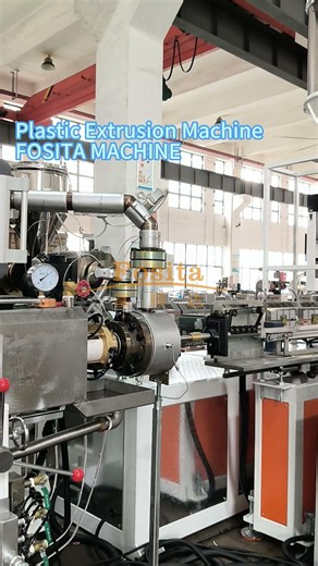 Plastic Extrusion Machine Running | Fosita Machine