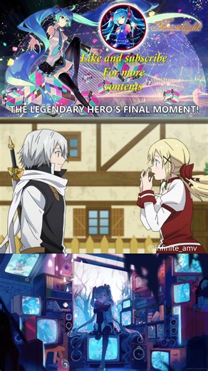 THE LEGENDARY HERO'S FINAL MOMENT! 💀 || #anime #animeedit