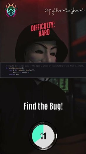 Python Bug - Hard Prefix Sum