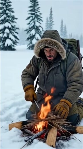 Extreme survival hidden bunker Alaska #animals #shorts #outdoors