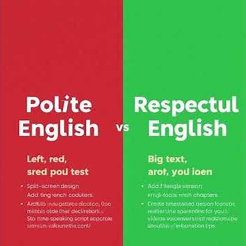 English Speaking: Polite vs Rude Phrases | Learn to Sound Respectful