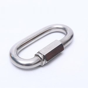 [Hot Item] High Quality Stainless Steel 304 O Shaped Quick Link Carabiner Snap Hook