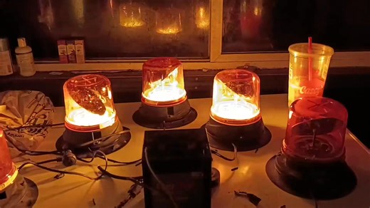 Working on setting up the plow truck for the winter. Managed to get a bunch of these lights for a really good price. | Addington Farm