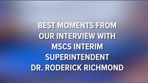 Best moments from ABC24's interview with MSCS interim superintendent Dr. Roderick Richmond