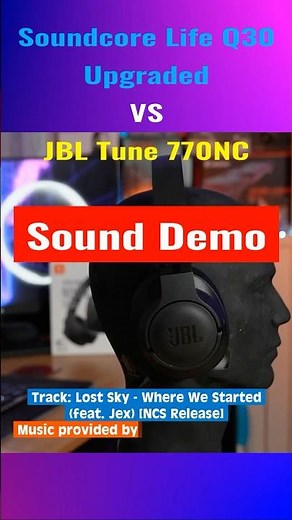 JBL Tune 770NC vs Soundcore Life Q30 Upgraded Sound Quality Demo
