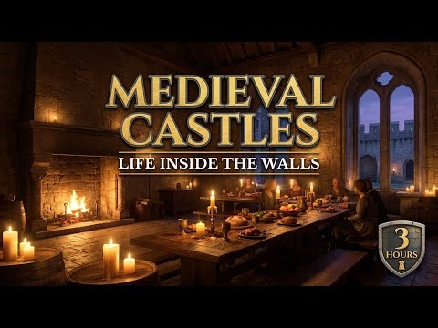 Medieval Castles: Life Inside the Fortress Walls - History for Sleep (3 Hours)