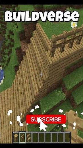 Building a Wooden Bridge in Minecraft | Simple & Aesthetic Design #minecraft #bridge