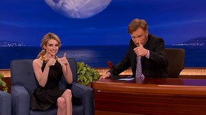 Emma Roberts was terrified of accidentally revealing "Scream 4" spoilers. #CONAN | Team Coco