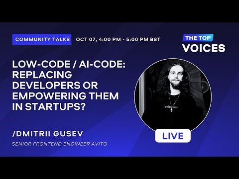 Low-code / AI-code: replacing developers or empowering them in startups? | The Top Voices