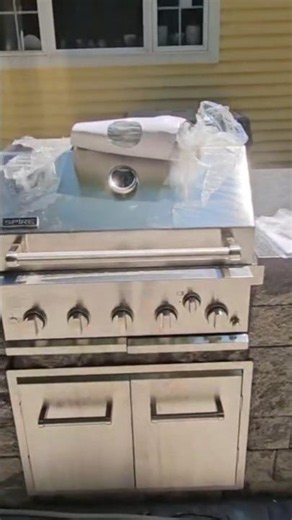 Critical built in grill detail for your next outdoor kitchen space #home #granite #construction #diy