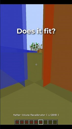 Minecraft shrinking 🤔