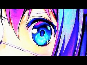 How to Color anime Eyes Using Pencil and Markers
