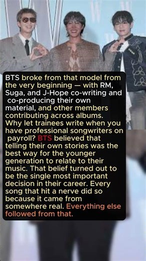 BTS Wrote Their Own Music From Day One — When No One Else Did #bts #btsarmy #btsedits #btsshorts