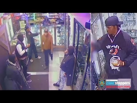 Deadly smoke shop shooting caught on camera in Harlem, New York City