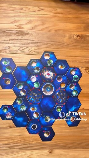 Twilight Imperium is the game to end all games. It’s long standing history over multiple editions makes many tabletops aspire to have it be played. The grandeur of the game is spread across hundreds of cards, miniatures, and playable races. This game is to be cherished as one of the greatest shared experiences for up to 6 players that board games can offer! #TwilightImperium #setup #boardgames #games #gamer #space #boardgametiktok #big #GameNight #galaxy #tabletop #miniature