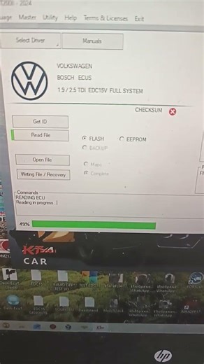 Edc15VM+ lecture correction fishier stage 1 et immo off Audi 2.5tdi V6👍💪
